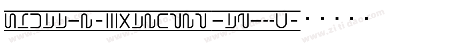 Shuttle-Extended Italic字体转换